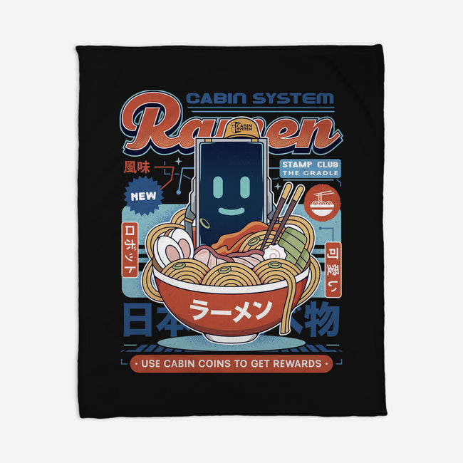 Cabin Coins Ramen Vintage-None-Fleece-Blanket-LAGELANTEE