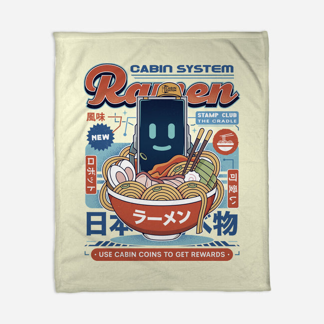 Cabin Coins Ramen Vintage-None-Fleece-Blanket-LAGELANTEE