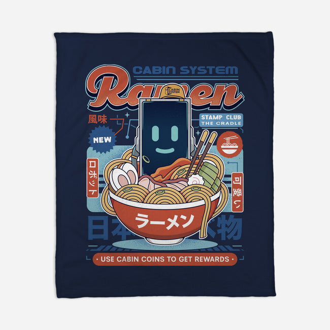 Cabin Coins Ramen Vintage-None-Fleece-Blanket-LAGELANTEE