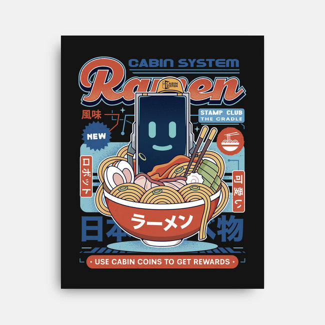 Cabin Coins Ramen Vintage-None-Stretched-Canvas-LAGELANTEE
