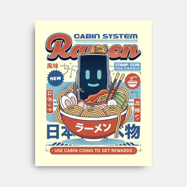 Cabin Coins Ramen Vintage-None-Stretched-Canvas-LAGELANTEE