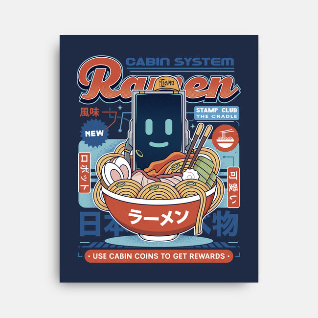 Cabin Coins Ramen Vintage-None-Stretched-Canvas-LAGELANTEE