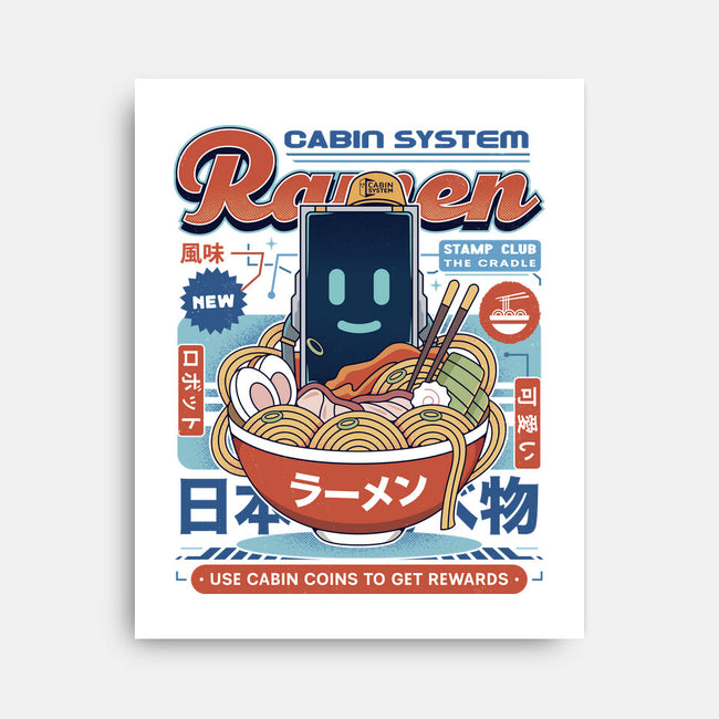 Cabin Coins Ramen Vintage-None-Stretched-Canvas-LAGELANTEE