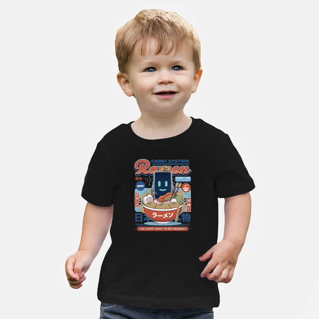 Cabin Coins Ramen Vintage-Baby-Basic-Tee-LAGELANTEE