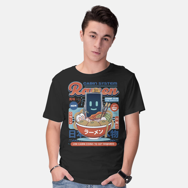 Cabin Coins Ramen Vintage-Mens-Basic-Tee-LAGELANTEE