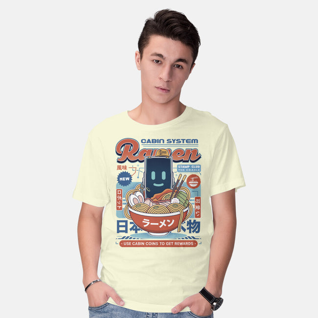 Cabin Coins Ramen Vintage-Mens-Basic-Tee-LAGELANTEE