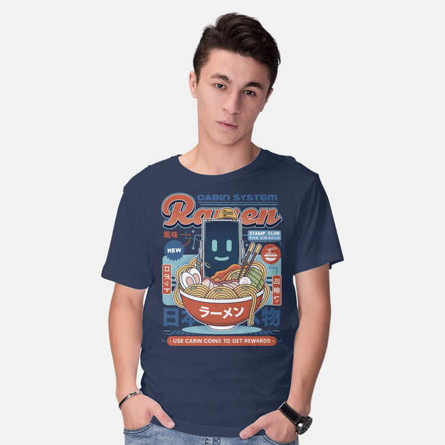 Cabin Coins Ramen Vintage-Mens-Basic-Tee-LAGELANTEE