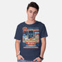 Cabin Coins Ramen Vintage-Mens-Basic-Tee-LAGELANTEE