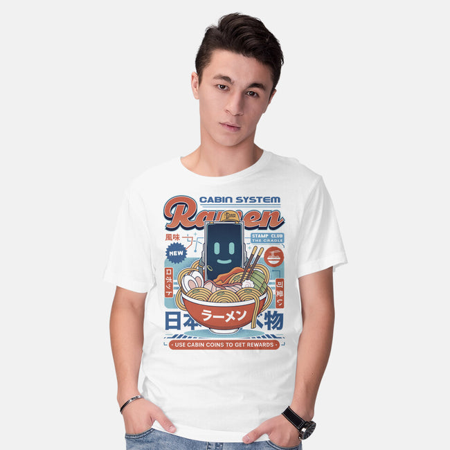 Cabin Coins Ramen Vintage-Mens-Basic-Tee-LAGELANTEE