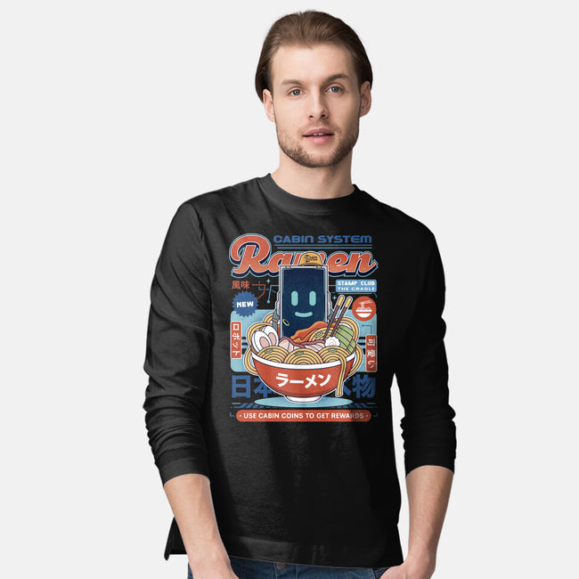Cabin Coins Ramen Vintage-Mens-Long Sleeved-Tee-LAGELANTEE