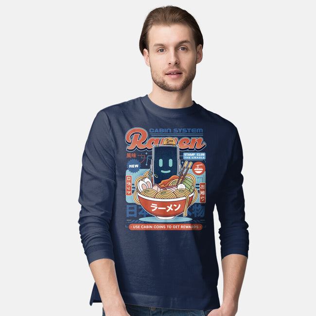 Cabin Coins Ramen Vintage-Mens-Long Sleeved-Tee-LAGELANTEE