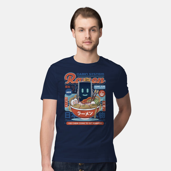 Cabin Coins Ramen Vintage-Mens-Premium-Tee-LAGELANTEE
