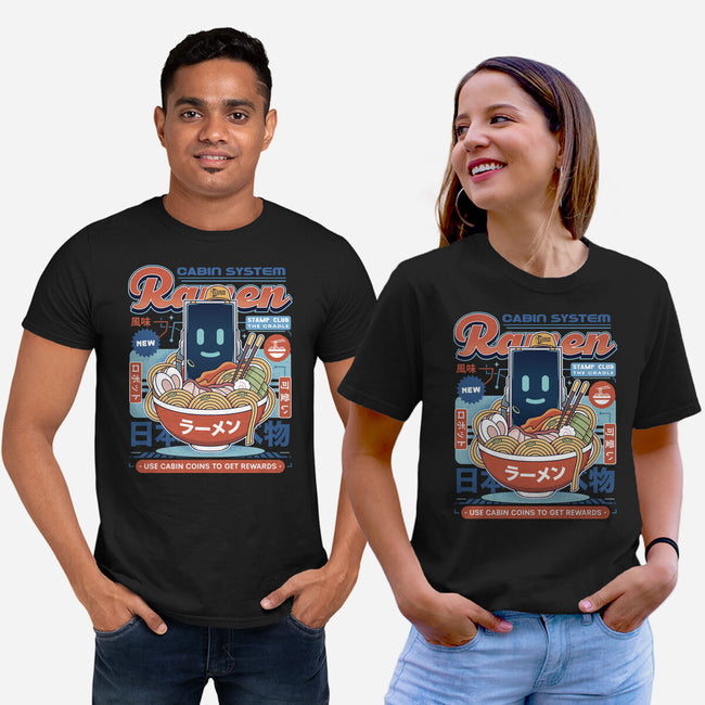 Cabin Coins Ramen Vintage-Unisex-Basic-Tee-LAGELANTEE