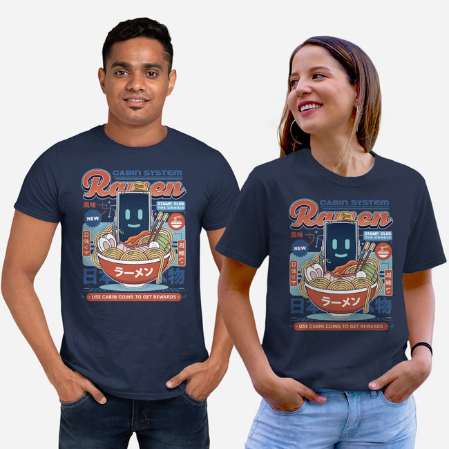 Cabin Coins Ramen Vintage-Unisex-Basic-Tee-LAGELANTEE