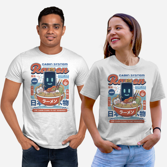 Cabin Coins Ramen Vintage-Unisex-Basic-Tee-LAGELANTEE