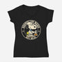 Science Like Magic But Real-Womens-V-Neck-Tee-turborat14