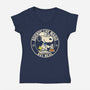 Science Like Magic But Real-Womens-V-Neck-Tee-turborat14