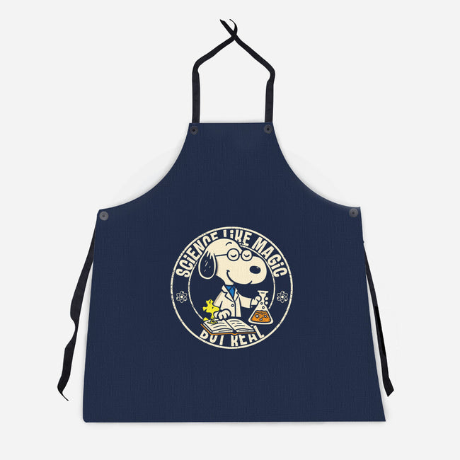 Science Like Magic But Real-Unisex-Kitchen-Apron-turborat14