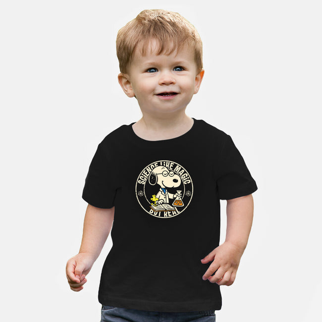 Science Like Magic But Real-Baby-Basic-Tee-turborat14