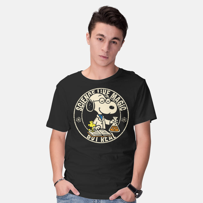 Science Like Magic But Real-Mens-Basic-Tee-turborat14