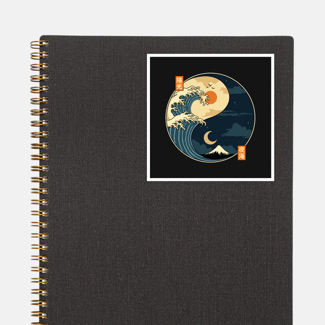 The Balance Wave-None-Glossy-Sticker-retrodivision