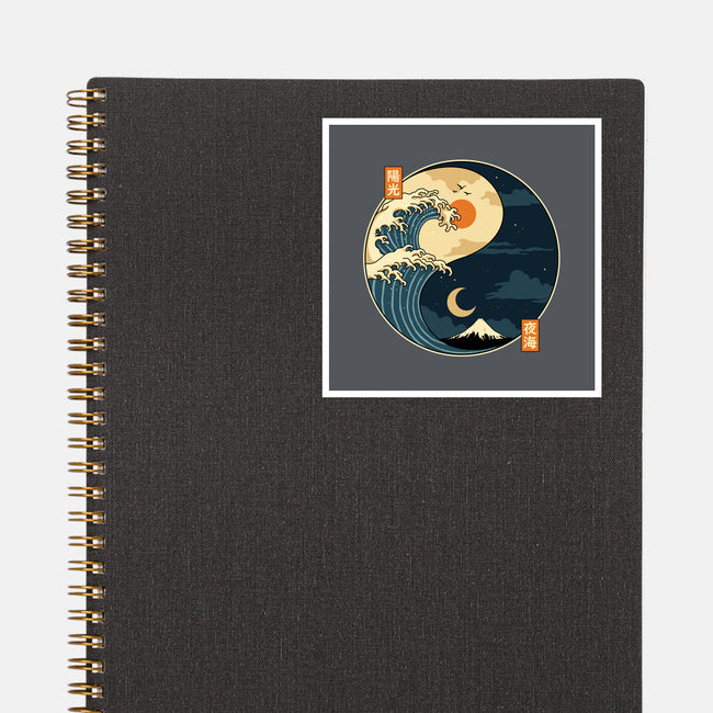 The Balance Wave-None-Glossy-Sticker-retrodivision