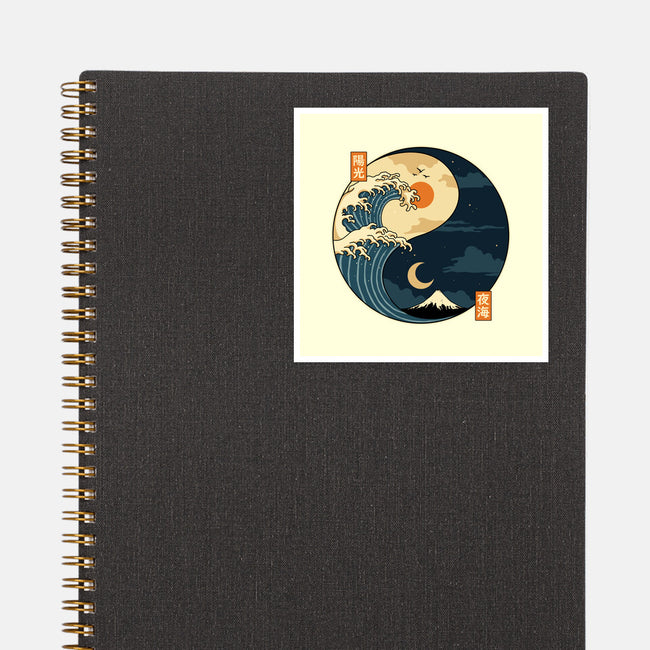 The Balance Wave-None-Glossy-Sticker-retrodivision