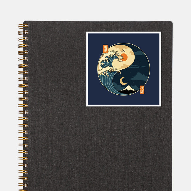 The Balance Wave-None-Glossy-Sticker-retrodivision