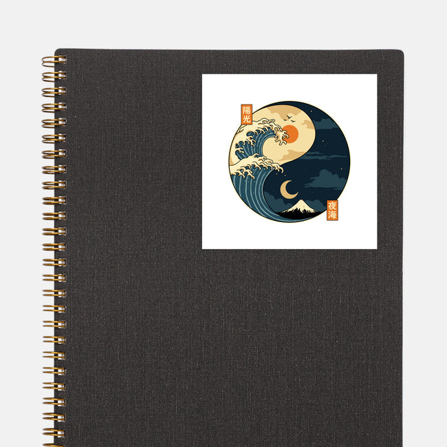The Balance Wave-None-Glossy-Sticker-retrodivision
