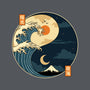 The Balance Wave-Womens-Fitted-Tee-retrodivision