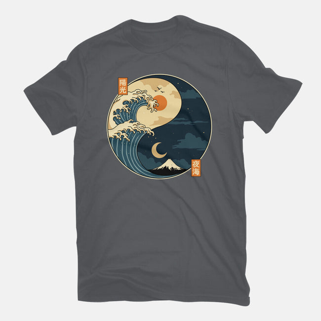 The Balance Wave-Unisex-Basic-Tee-retrodivision