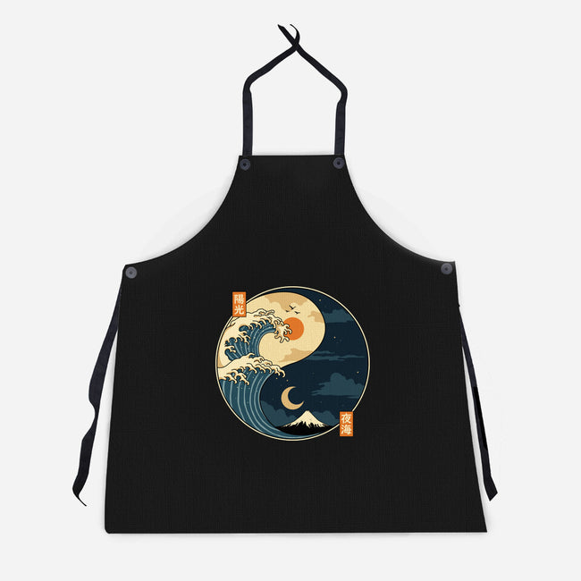 The Balance Wave-Unisex-Kitchen-Apron-retrodivision
