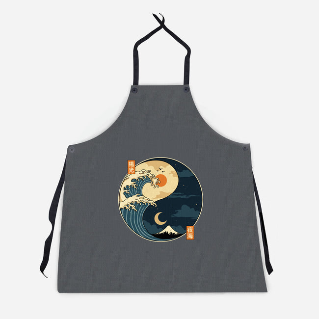 The Balance Wave-Unisex-Kitchen-Apron-retrodivision