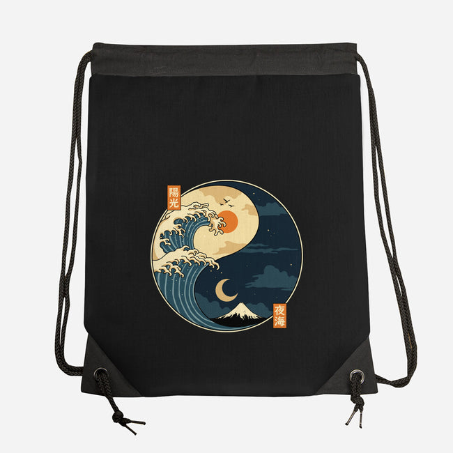 The Balance Wave-None-Drawstring-Bag-retrodivision