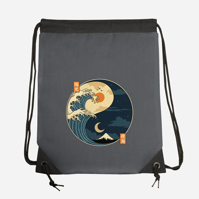 The Balance Wave-None-Drawstring-Bag-retrodivision