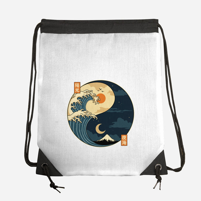 The Balance Wave-None-Drawstring-Bag-retrodivision