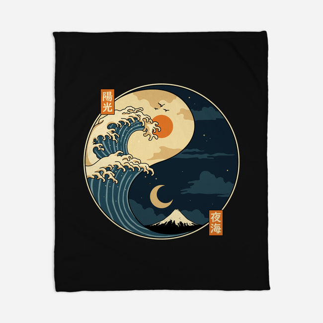 The Balance Wave-None-Fleece-Blanket-retrodivision