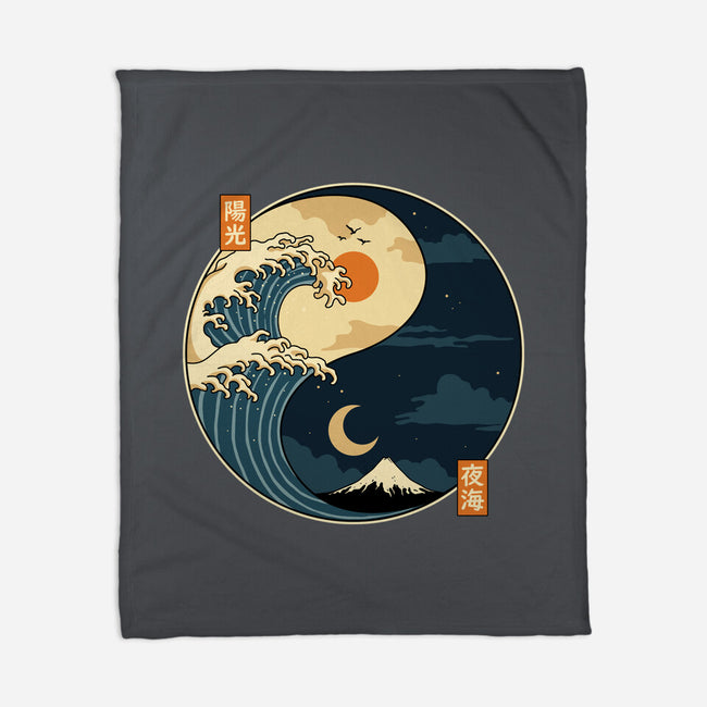 The Balance Wave-None-Fleece-Blanket-retrodivision