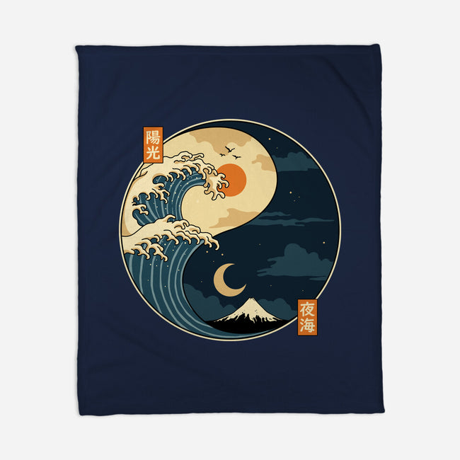 The Balance Wave-None-Fleece-Blanket-retrodivision