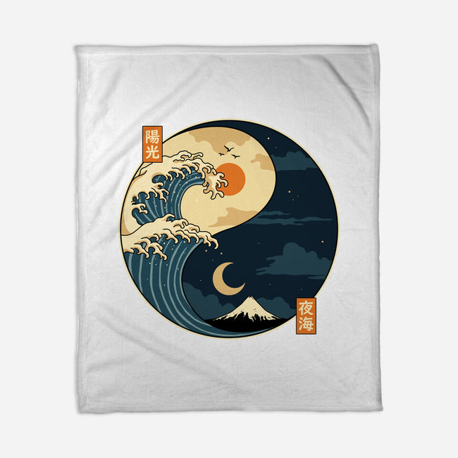 The Balance Wave-None-Fleece-Blanket-retrodivision