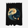 The Balance Wave-None-Polyester-Shower Curtain-retrodivision