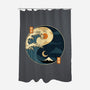 The Balance Wave-None-Polyester-Shower Curtain-retrodivision