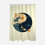The Balance Wave-None-Polyester-Shower Curtain-retrodivision