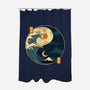 The Balance Wave-None-Polyester-Shower Curtain-retrodivision