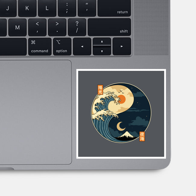 The Balance Wave-None-Glossy-Sticker-retrodivision