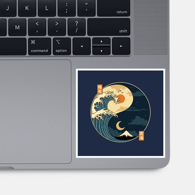 The Balance Wave-None-Glossy-Sticker-retrodivision