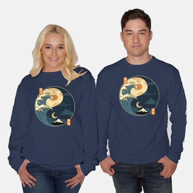The Balance Wave-Unisex-Crew Neck-Sweatshirt-retrodivision
