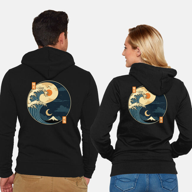 The Balance Wave-Unisex-Zip-Up-Sweatshirt-retrodivision