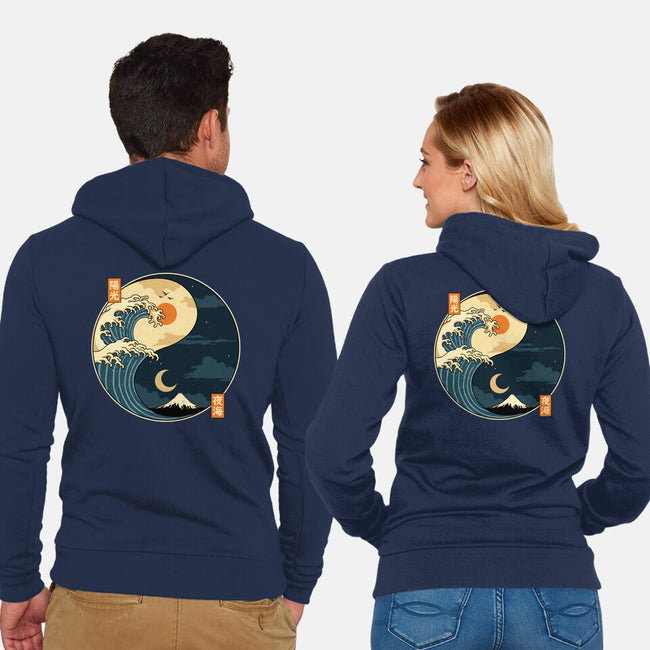 The Balance Wave-Unisex-Zip-Up-Sweatshirt-retrodivision