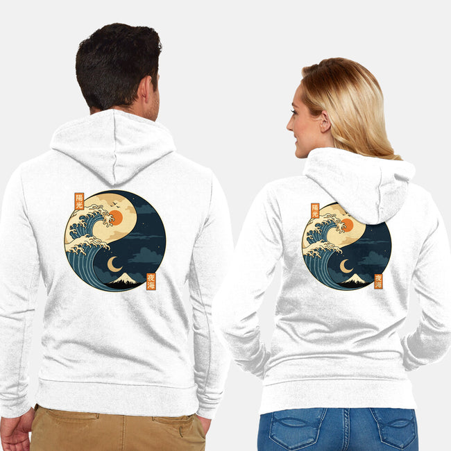 The Balance Wave-Unisex-Zip-Up-Sweatshirt-retrodivision